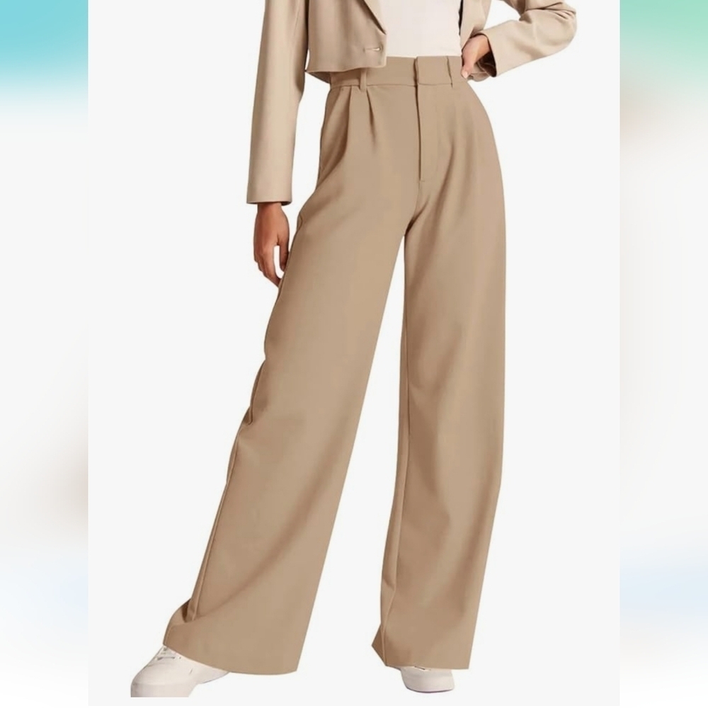 NIMIN High Waisted Women Business Casual Pants. Size Large.